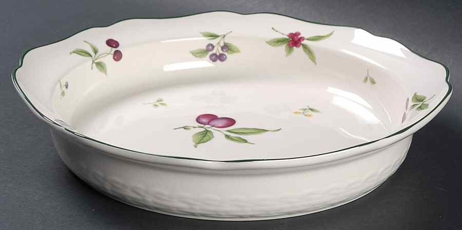 Fruit Parfait 1 Quart Pie Plate/Quiche by Noritake-1