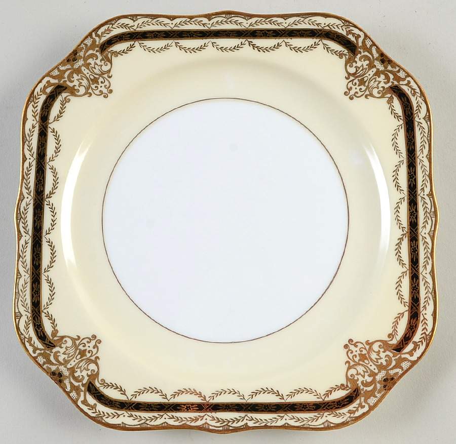 Gacahad Black Square Salad Plate by Noritake-1
