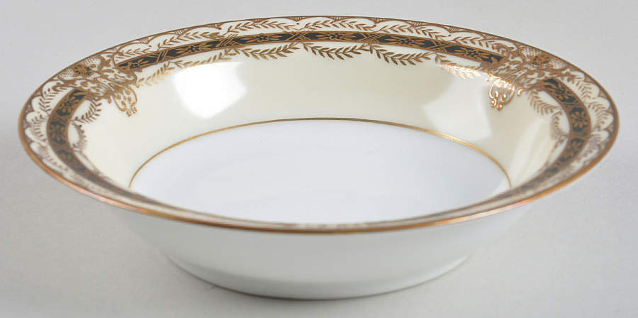 Gacahad Black Rim Fruit/Dessert (Sauce) Bowl by Noritake-1