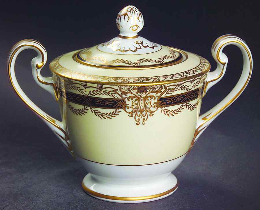 Gacahad Black Mini Sugar Bowl & Lid by Noritake-1