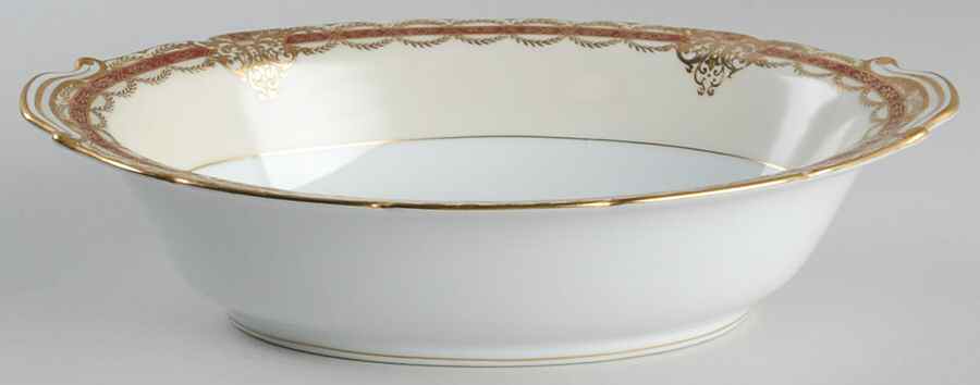 Gacahad Red 10" Oval Vegetable Bowl by Noritake-1
