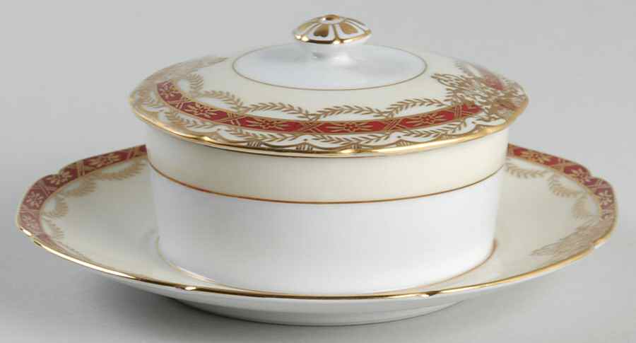 Gacahad Red Jam/Jelly & Lid by Noritake-1