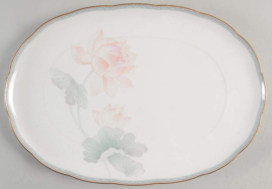 Garden Empress 14" Oval Serving Platter by Noritake-1