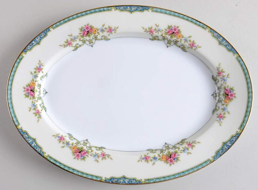 Gainsboro 11" Oval Serving Platter by Noritake-1