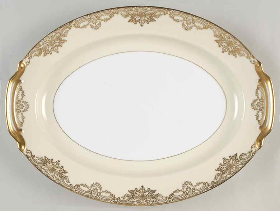 Gainford 16" Oval Serving Platter by Noritake-1