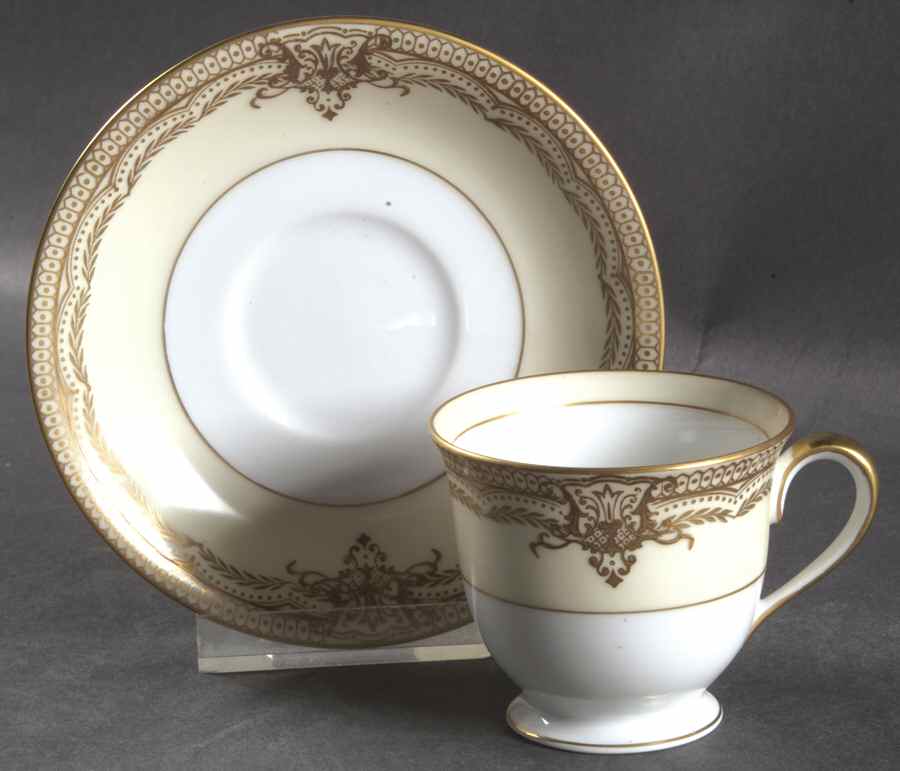 Galatea Footed Demitasse Cup & Saucer Set by Noritake-1
