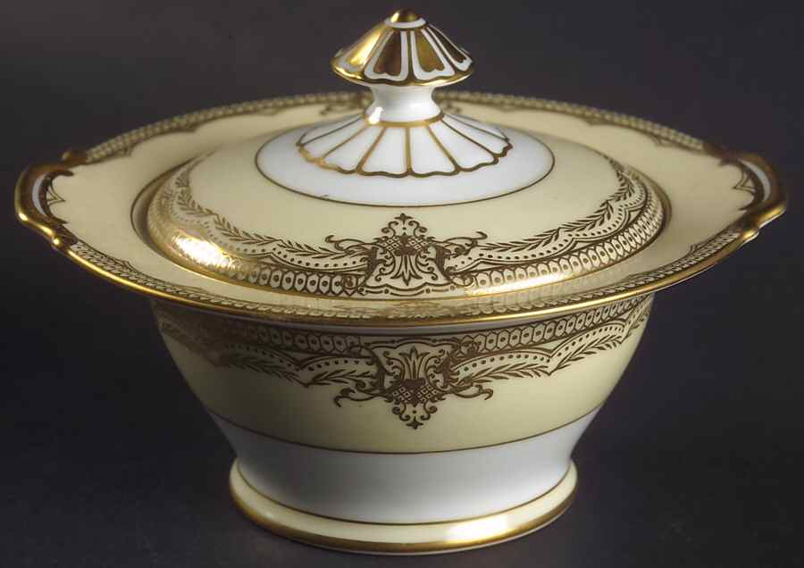 Galatea Sugar Bowl & Lid by Noritake-1