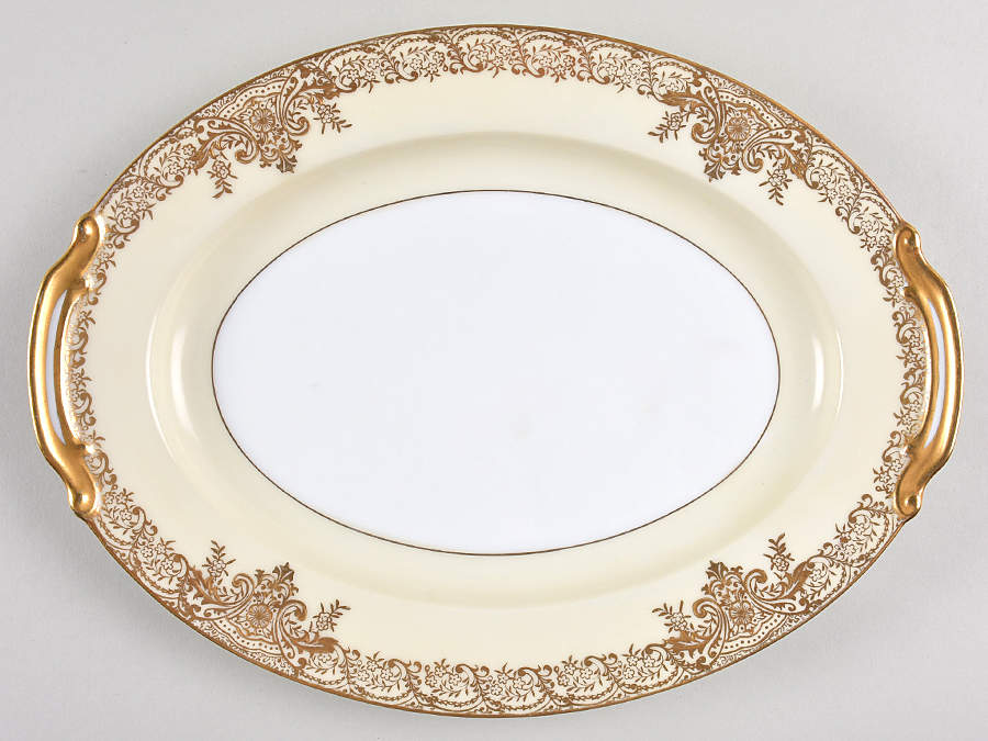 Galavan 11" Oval Serving Platter by Noritake-1