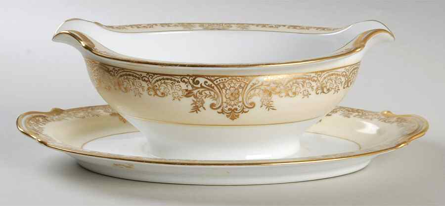 Galavan Gravy Boat with Attached Underplate by Noritake-1