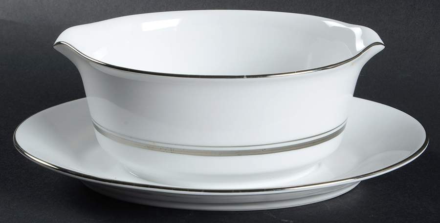 Galaxy Gravy Boat with Attached Underplate by Noritake-1
