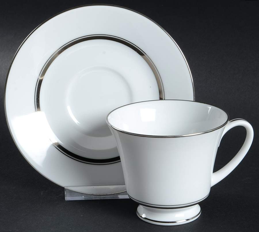 Galaxy Footed Cup & Saucer Set by Noritake-1