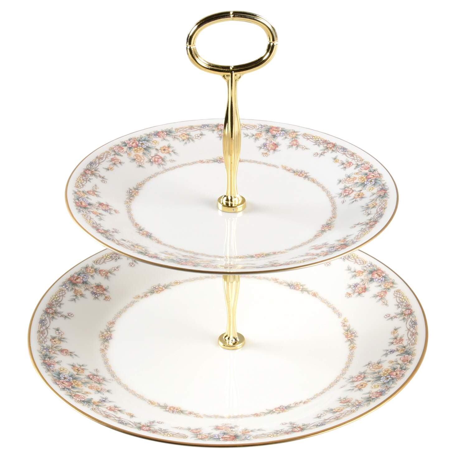 Gallery 6 5/8"-10"  2 Tiered Serving Tray (Dp, Sp) HC by Noritake-1