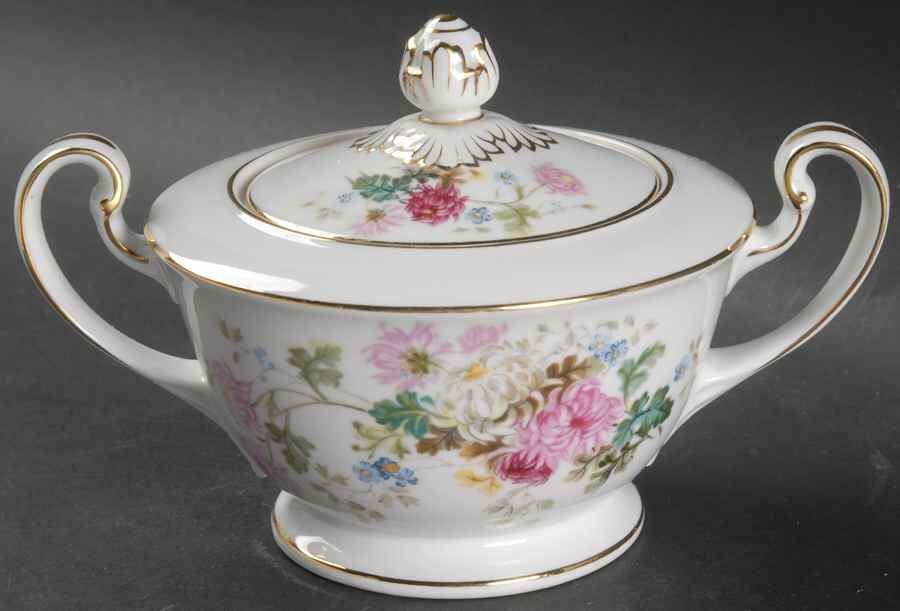 Gardena Sugar Bowl & Lid by Noritake-1