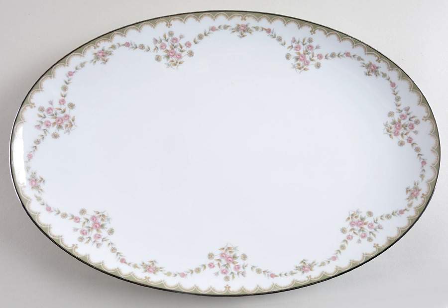 Garland 16" Oval Serving Platter by Noritake-1