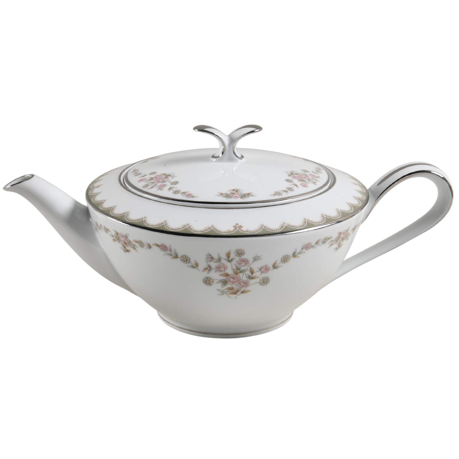 Garland Teapot & Lid by Noritake-1