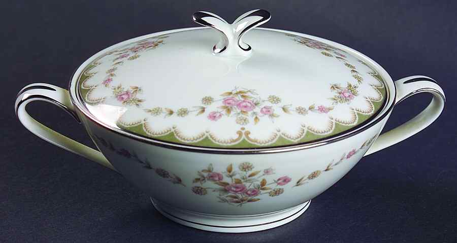 Garland Sugar Bowl & Lid by Noritake-1
