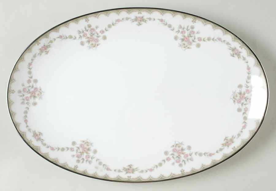 Garland 14" Oval Serving Platter by Noritake-1