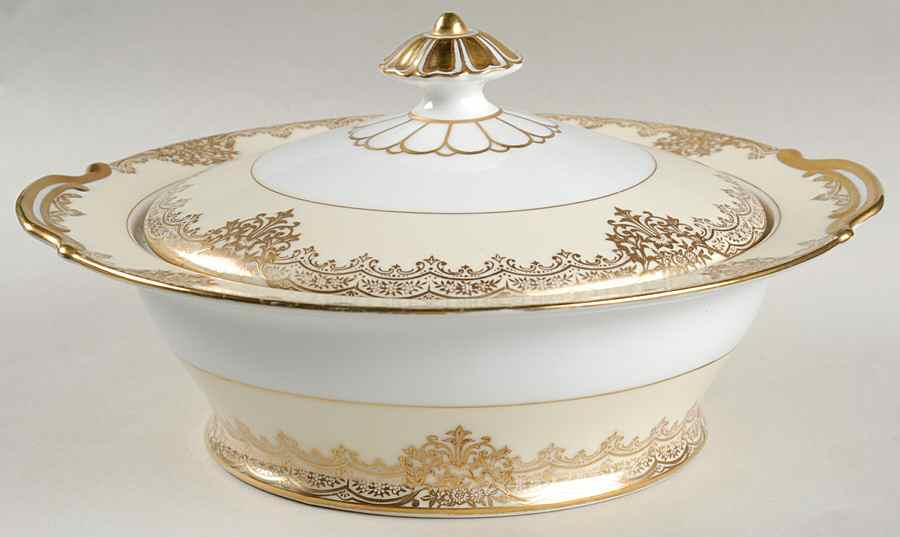 Garland Round Covered Vegetable by Noritake-1