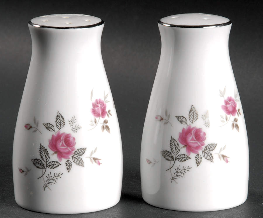 Garnet Rose Salt & Pepper Set by Noritake-1