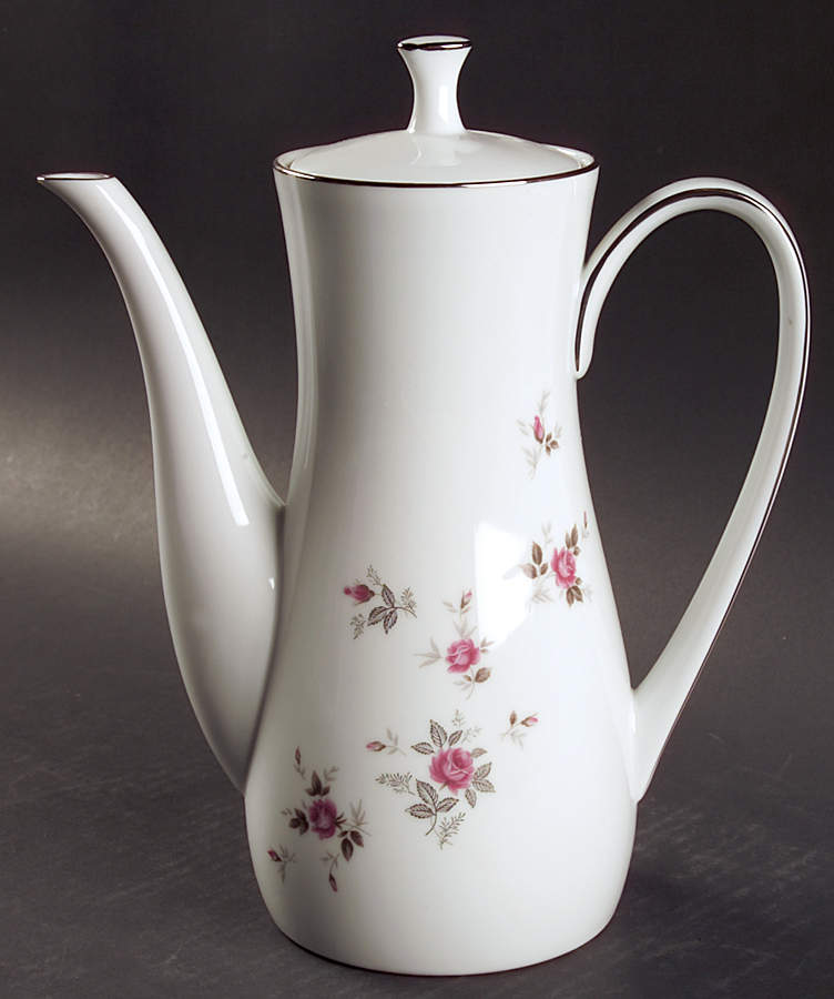 Garnet Rose Coffee Pot & Lid by Noritake-1