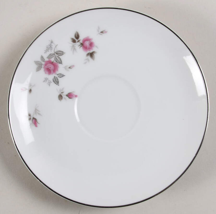 Garnet Rose Saucer by Noritake-1