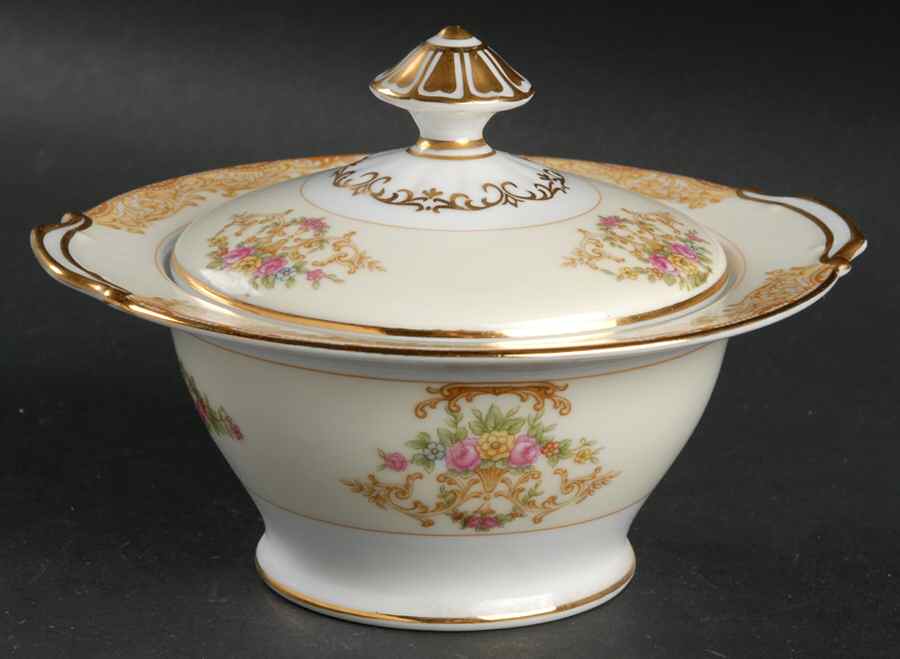 Garvin Sugar Bowl & Lid by Noritake-1