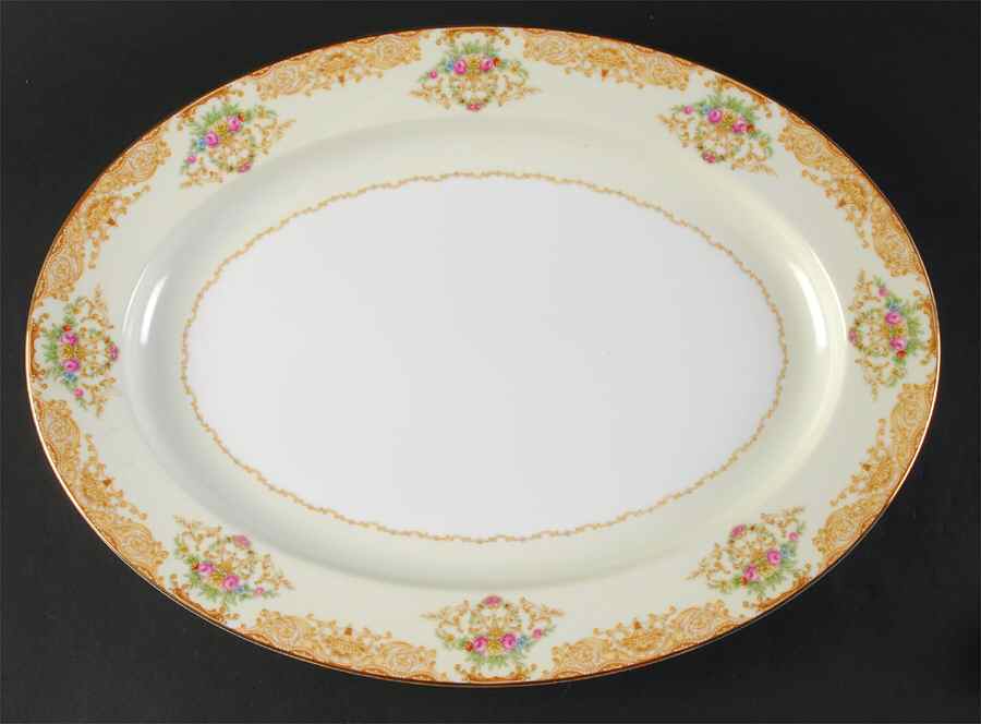 Garvin 16" Oval Serving Platter by Noritake-1