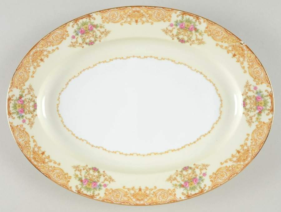 Garvin 11" Oval Serving Platter by Noritake-1