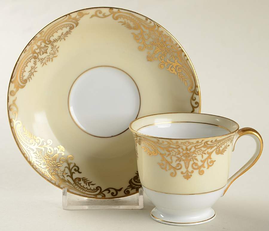 Gastonia Footed Demitasse Cup & Saucer Set by Noritake-1