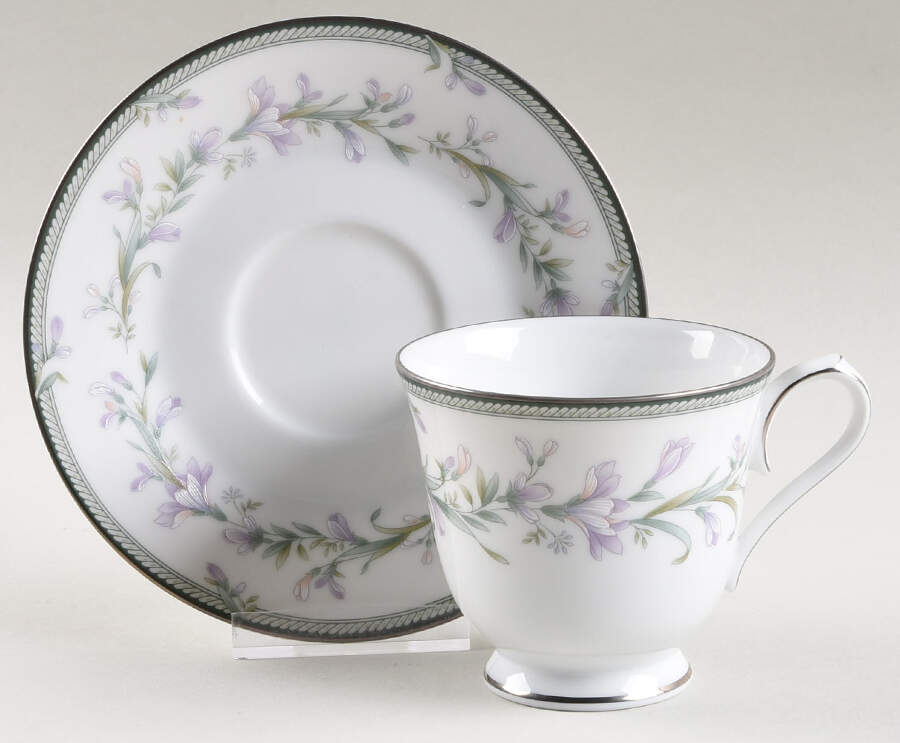 Gateway Footed Cup & Saucer Set by Noritake-1
