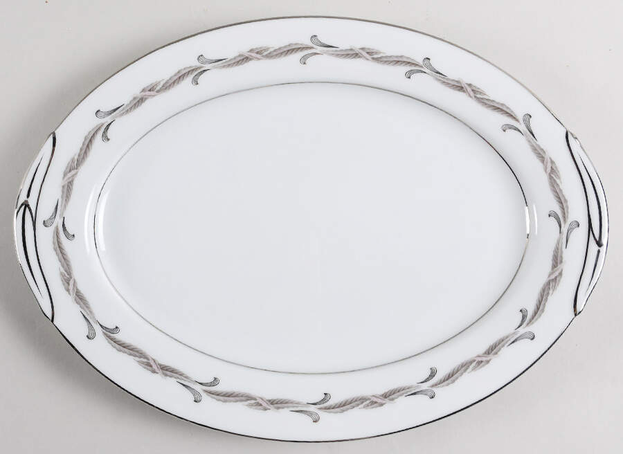Gaylord 13" Oval Serving Platter by Noritake-1