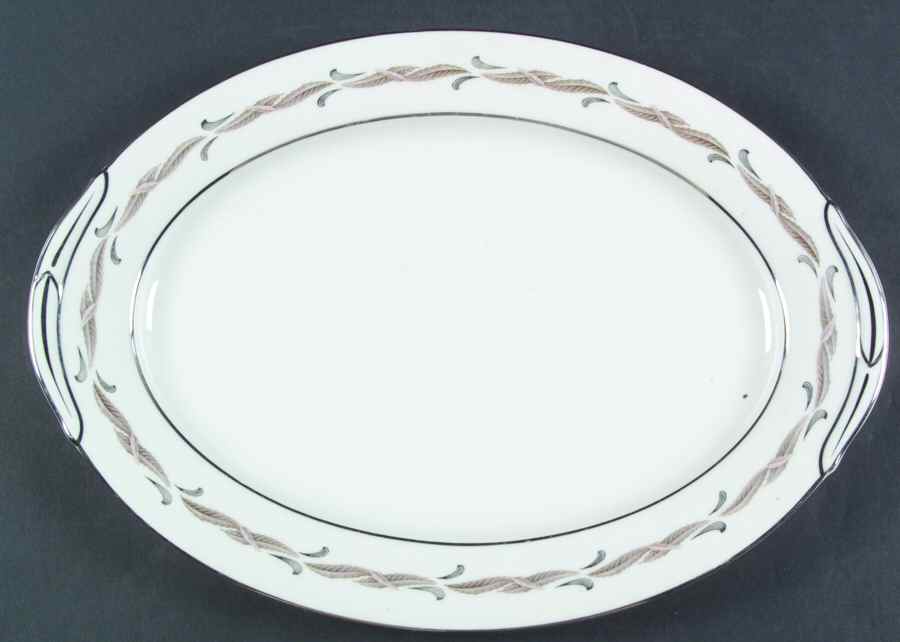 Gaylord 16" Oval Serving Platter by Noritake-1
