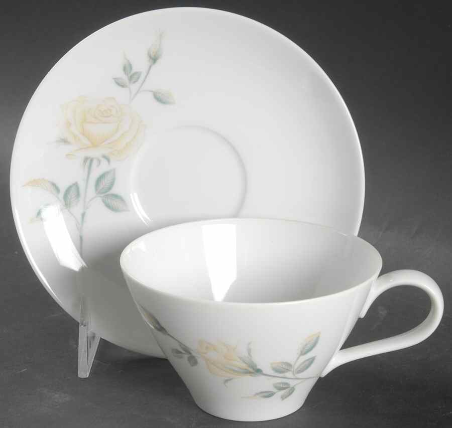 Gaynor Flat Cup & Saucer Set by Noritake-1