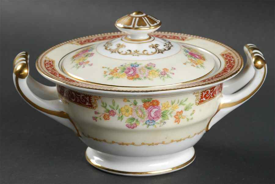 Gellee Sugar Bowl & Lid by Noritake-1