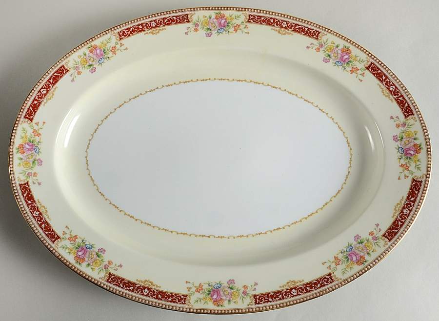 Gellee 16" Oval Serving Platter by Noritake-1