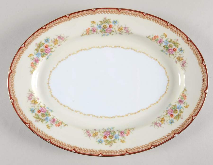 Georgette 11" Oval Serving Platter by Noritake-1