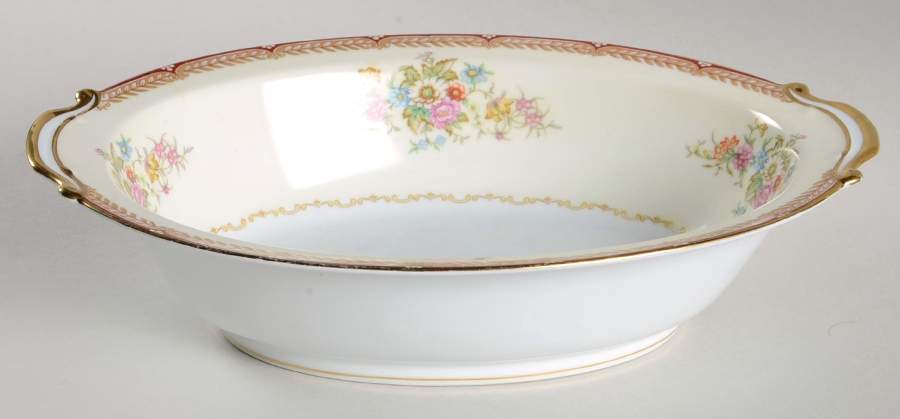 Georgette 10" Oval Vegetable Bowl by Noritake-1