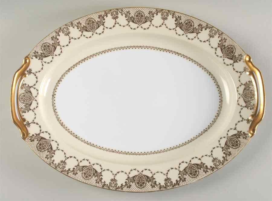 Georgiana 16" Oval Serving Platter by Noritake-1