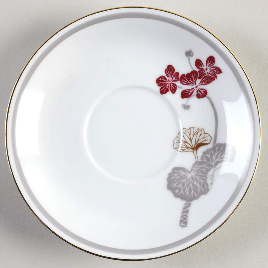 Geranium Saucer by Noritake-1