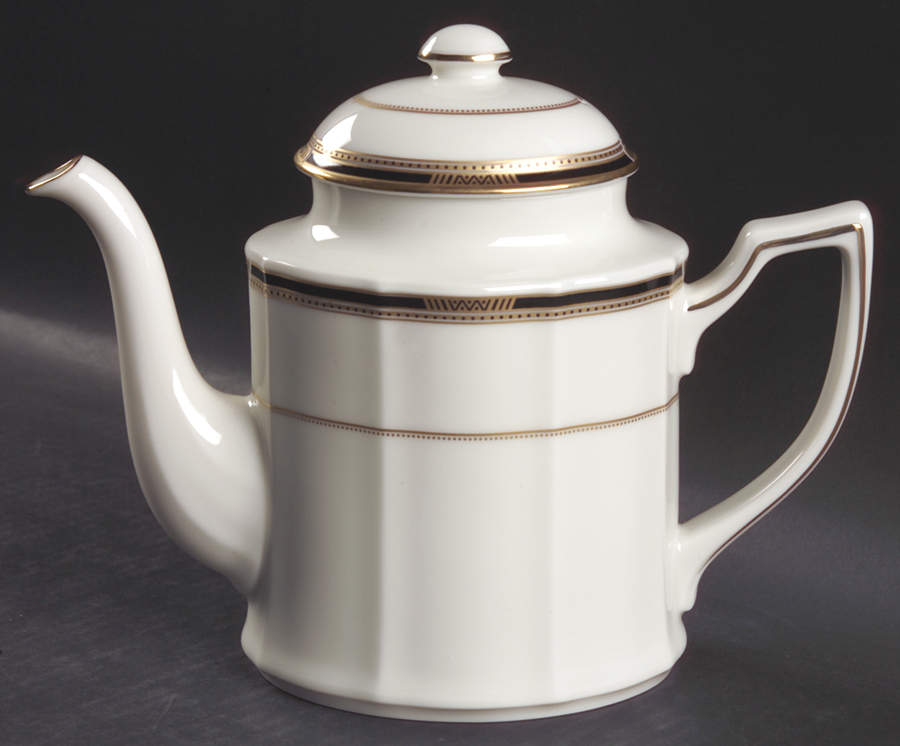 Gilded Age Tea/Coffee Pot & Lid by Noritake-1