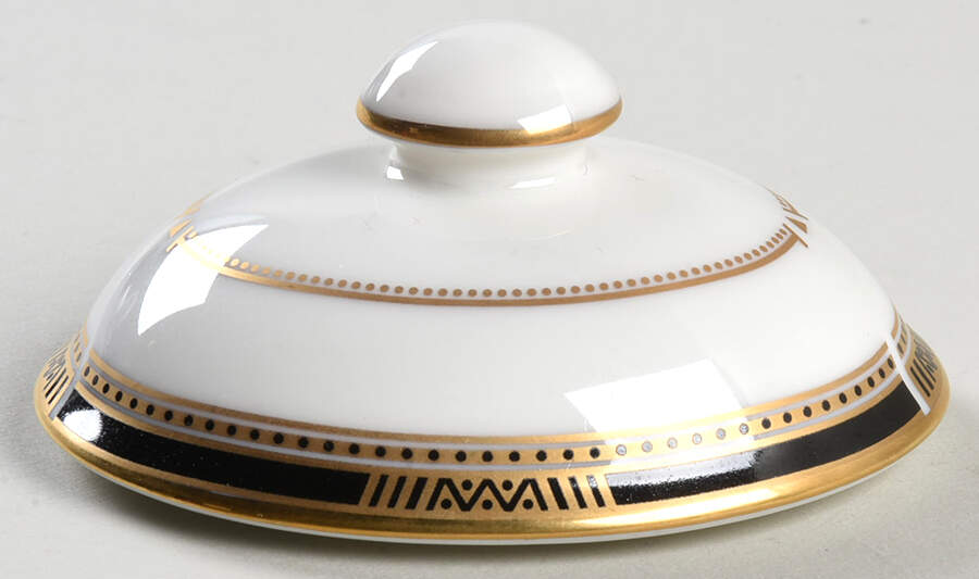 Gilded Age Lid for Sugar Bowl by Noritake-1
