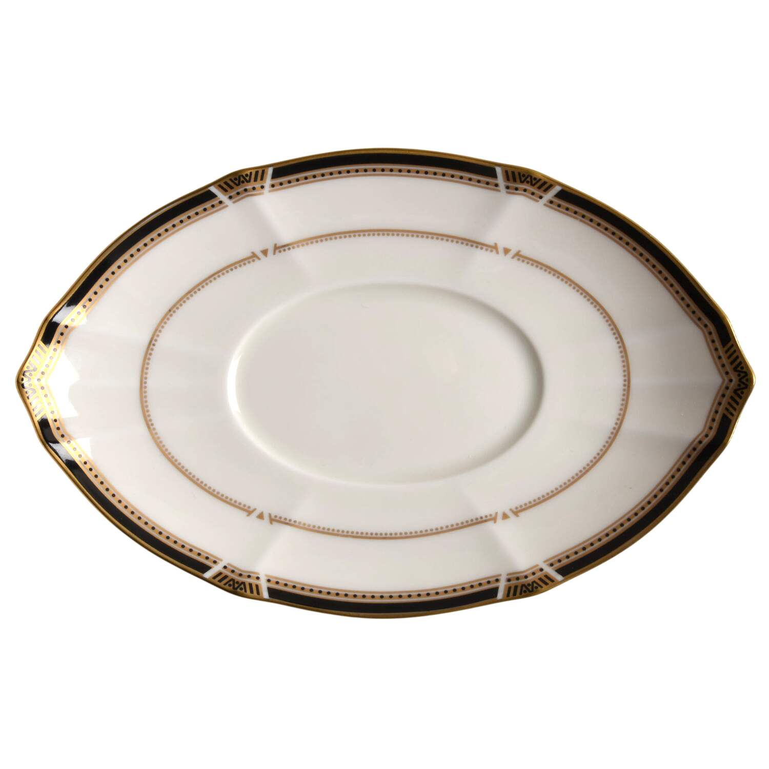 Gilded Age Underplate for Gravy Boat by Noritake-1