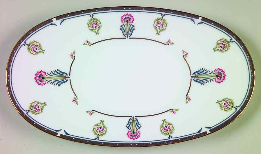 Gilded Blossoms Relish/Butter Tray by Noritake-1