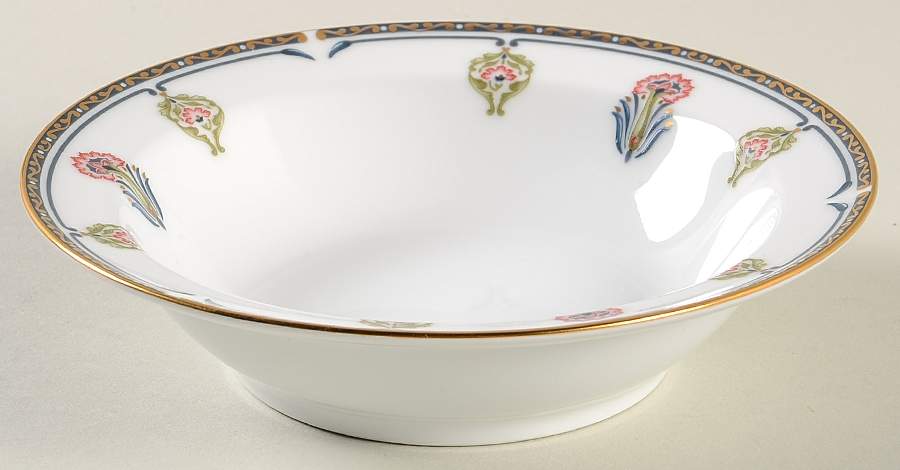 Gilded Blossoms Rim Fruit/Dessert (Sauce) Bowl by Noritake-1
