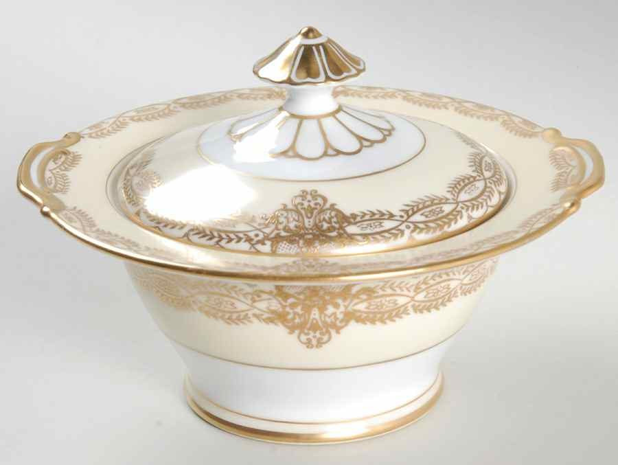 Gilda Sugar Bowl & Lid by Noritake-1
