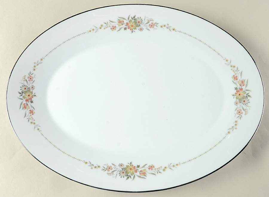 Gina 16" Oval Serving Platter by Noritake-1
