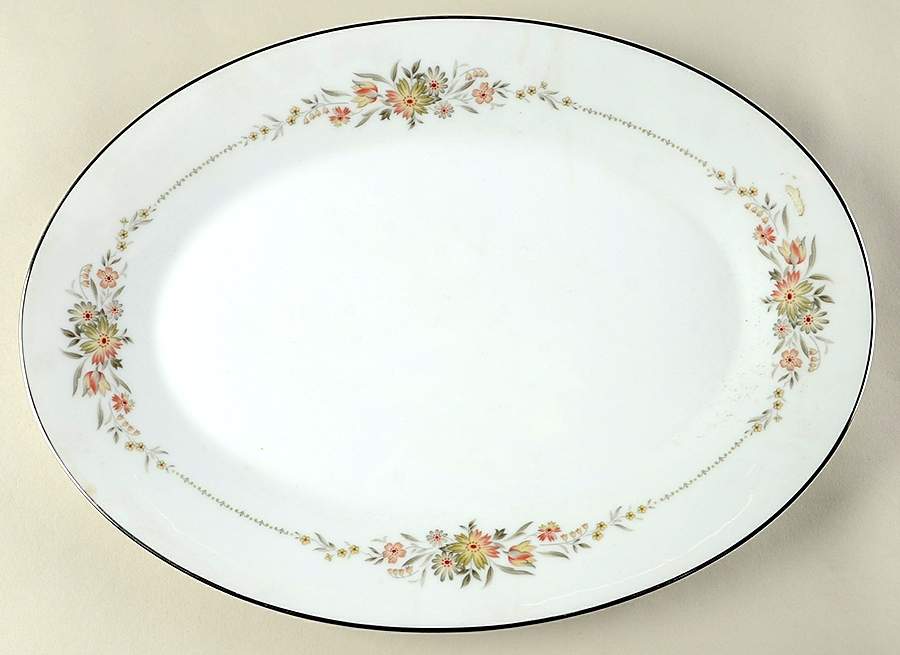 Gina 14" Oval Serving Platter by Noritake-1