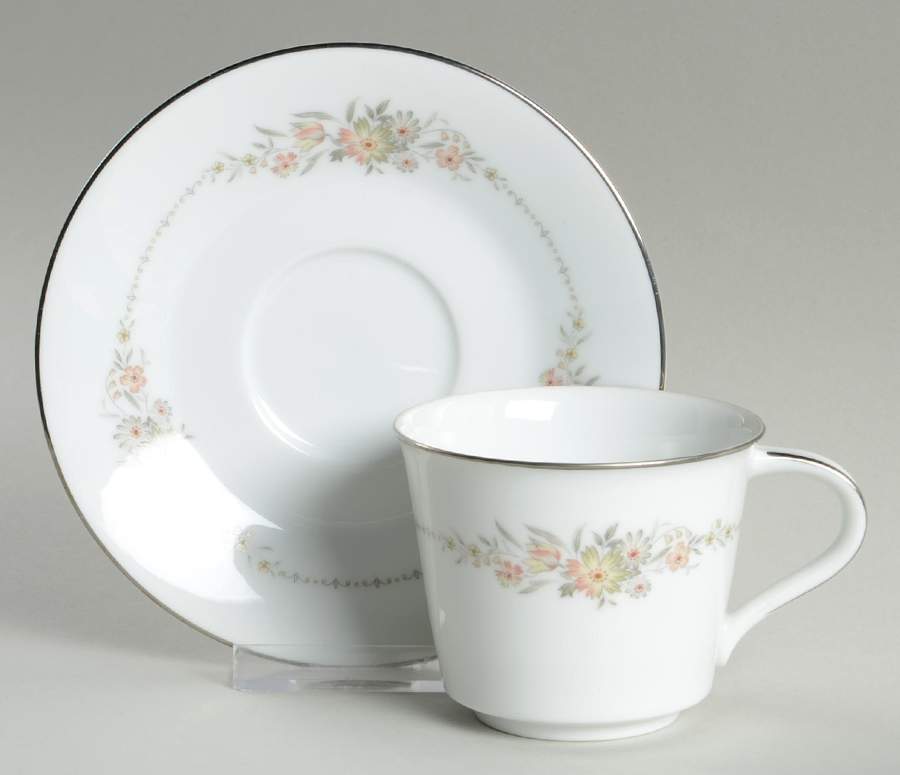 Gina Flat Cup & Saucer Set by Noritake-1