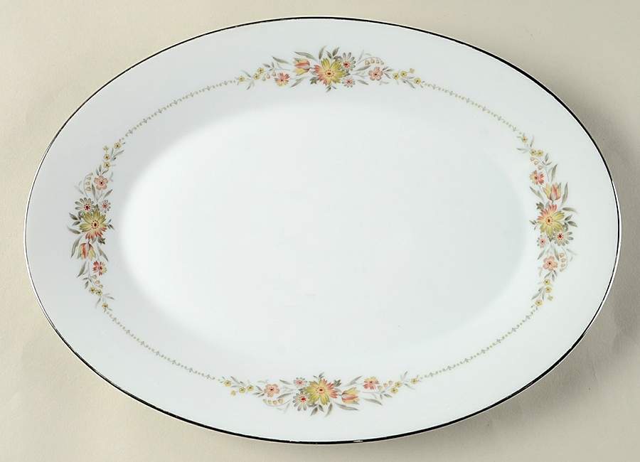 Gina 12" Oval Serving Platter by Noritake-1