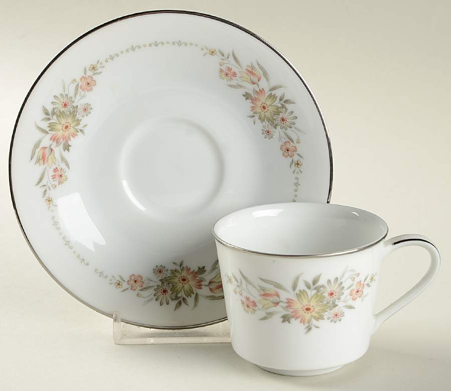 Gina Flat Demitasse Cup & Saucer Set by Noritake-1